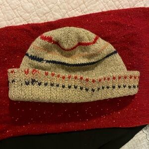 WOOL BLEND Knitted hat-cap- beanie- PENHOUSE Knits made in the USA EUC unisex